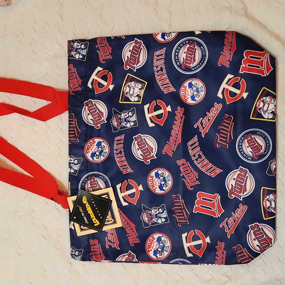 Minnesota Twins MLB Loudmouth Cooperstown Retro Tote Bag NWT